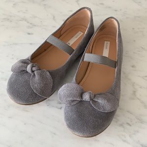 Like New Suede Ballet Flats